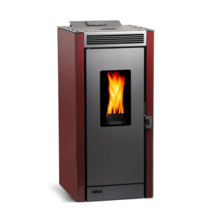 Calefactor Bosca a Pellet Black Visión Burdeo